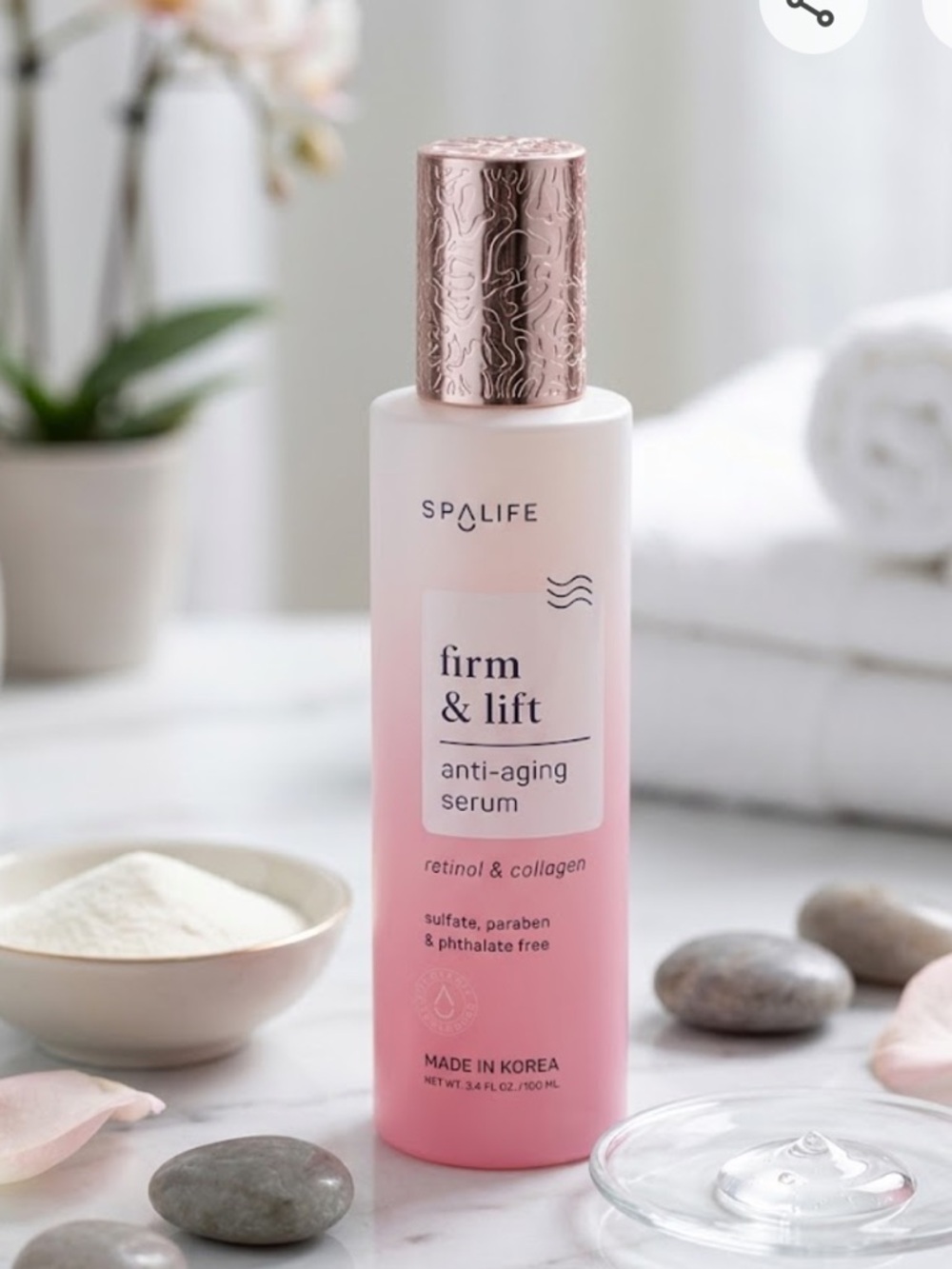 Korean Skincare SpaLife Retinol & Collagen Serum full size